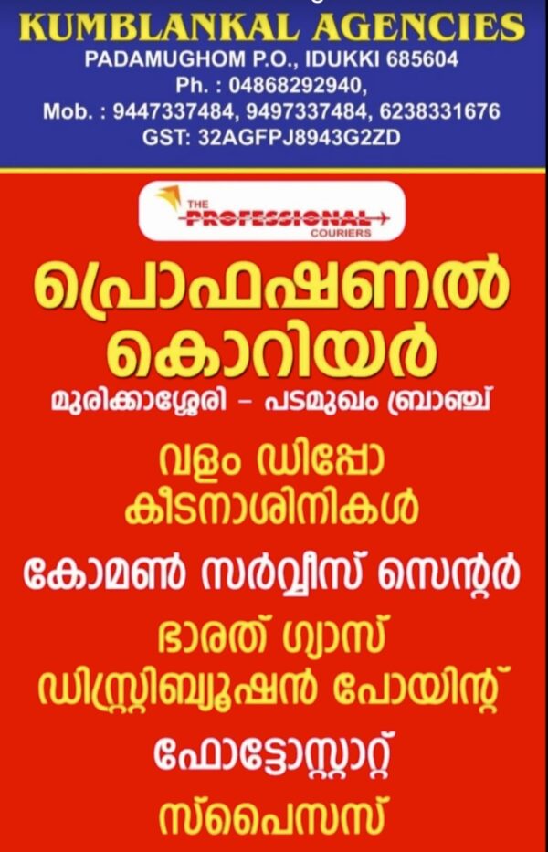 PROFESSIONAL COURIER KERALA COURIER CHARGE 750-gms - Image 2